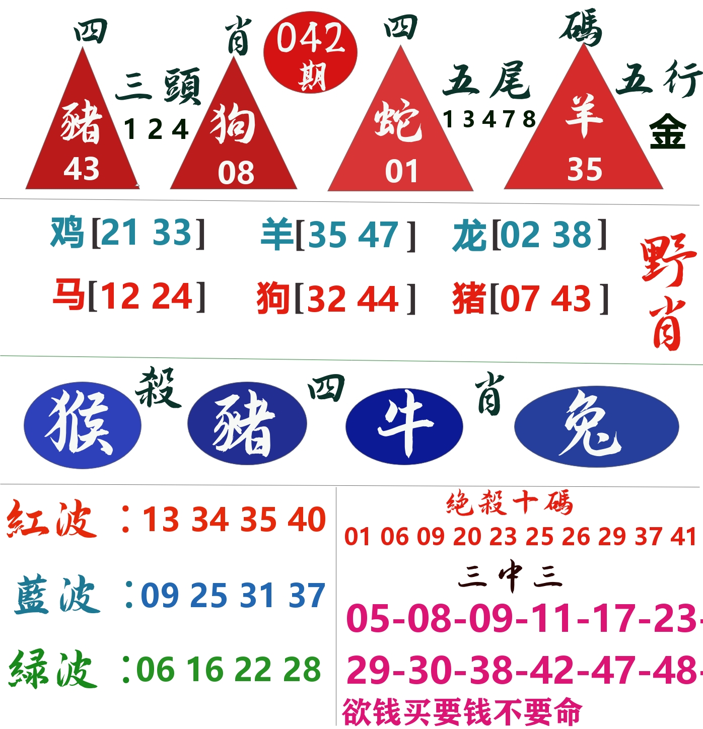 四肖四码 第42期