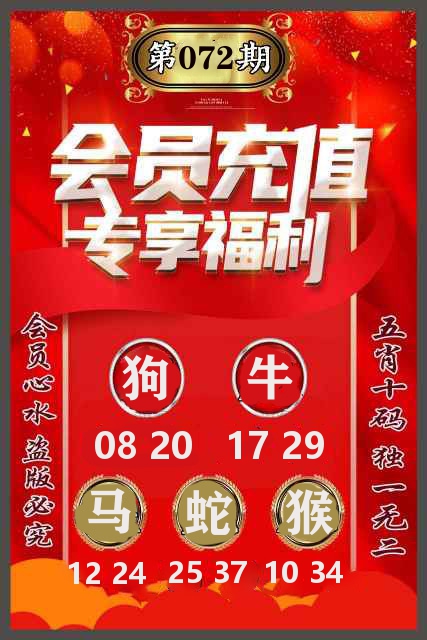 五肖十码 第72期