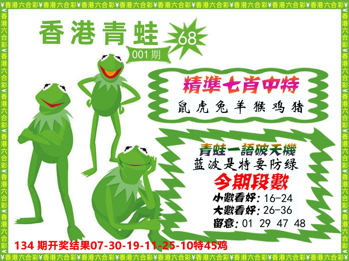 青蛙系列68 第1期