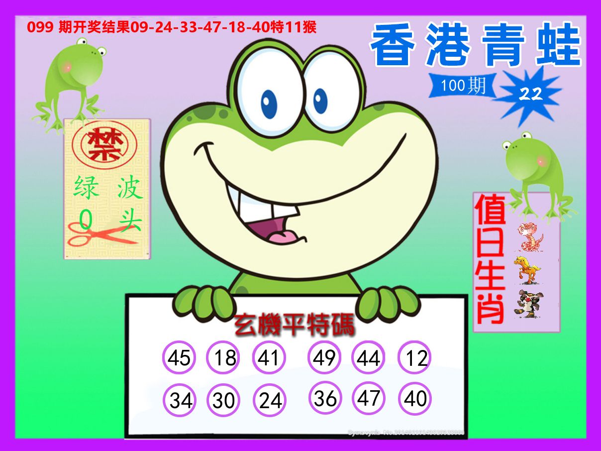 青蛙系列22 第100期
