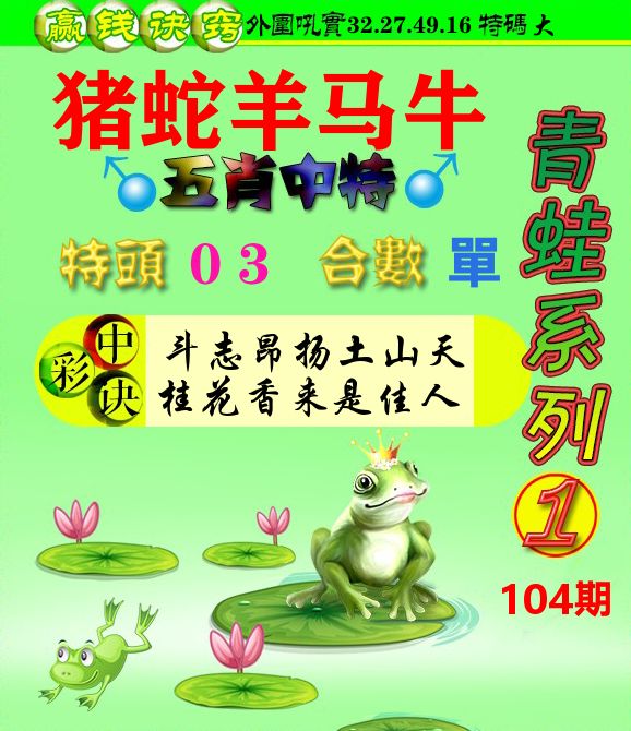 青蛙彩图 第104期