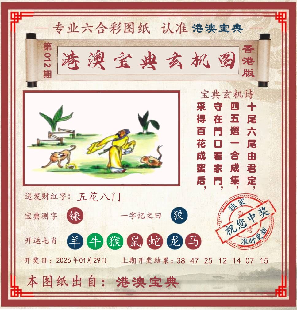 港澳宝典玄机图 第12期