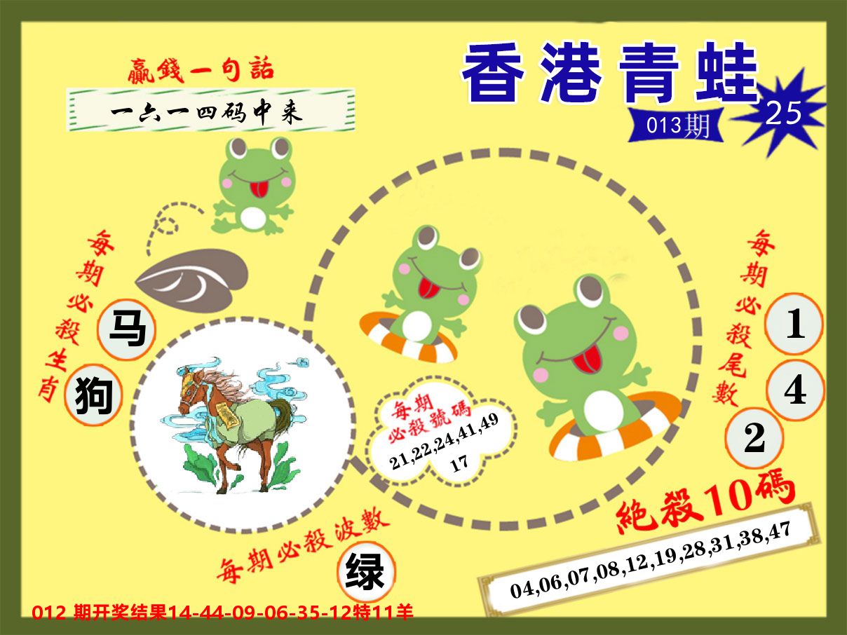 青蛙系列25 第13期