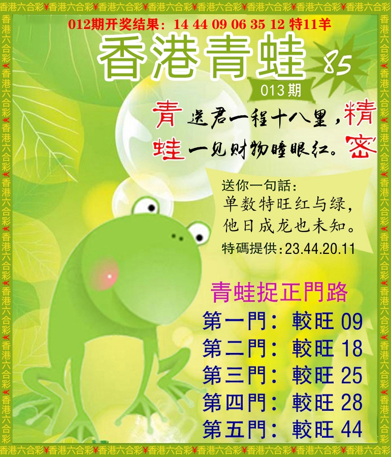 青蛙系列85 第13期
