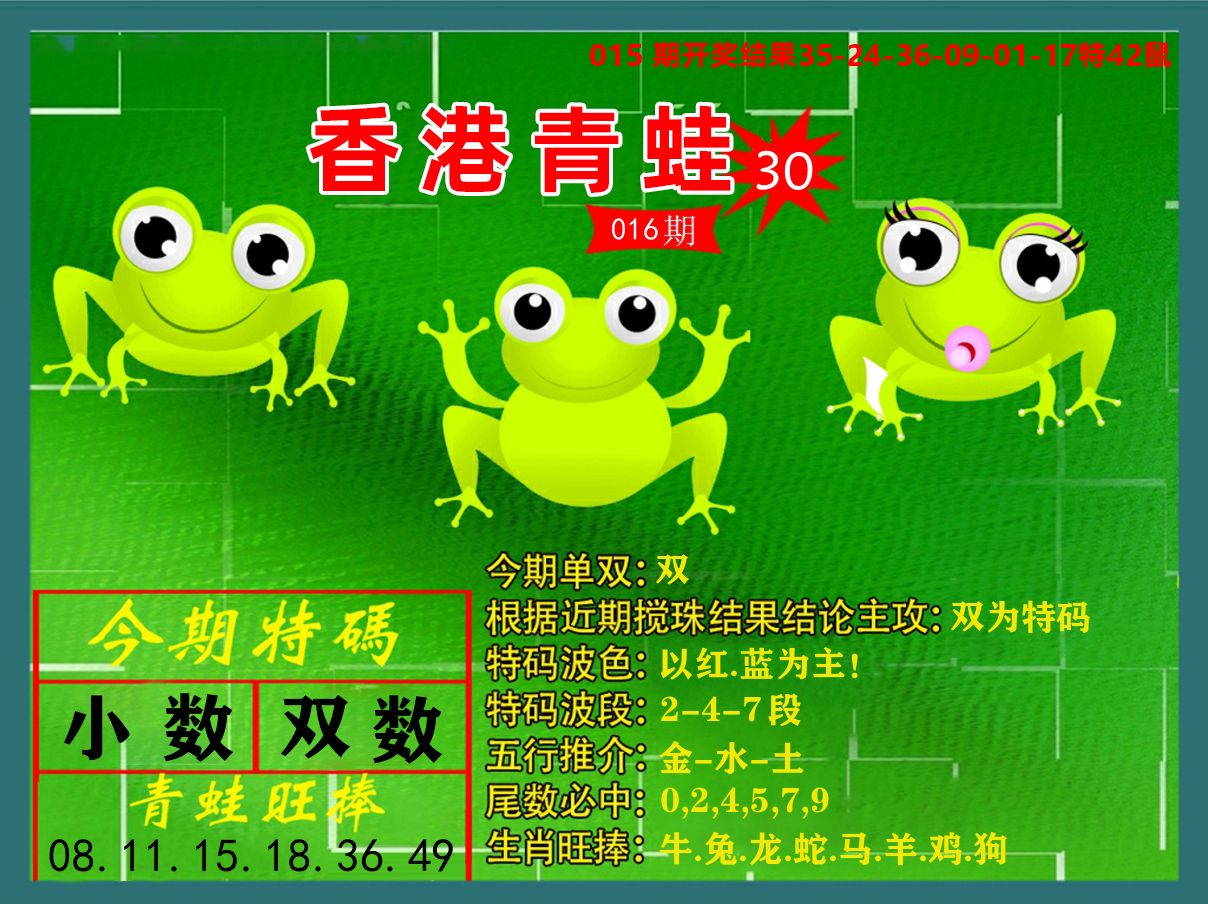 青蛙系列30 第16期