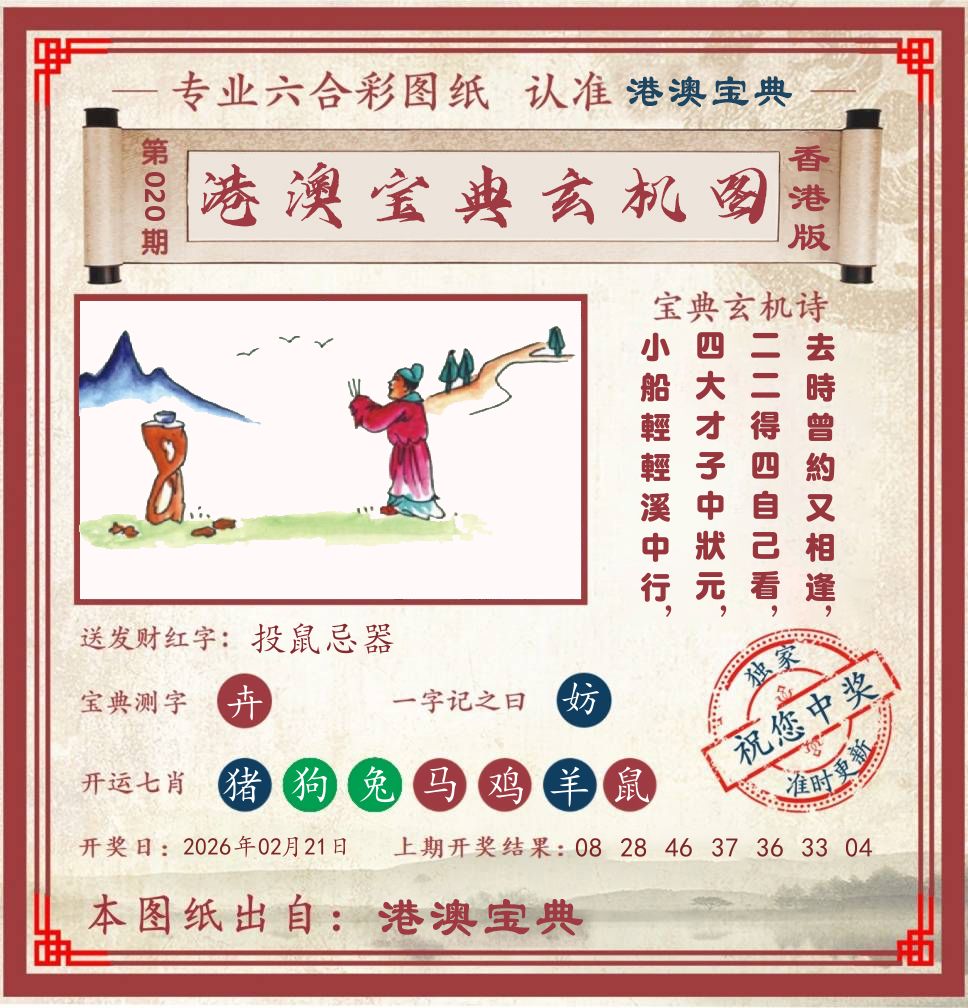 港澳宝典玄机图 第20期