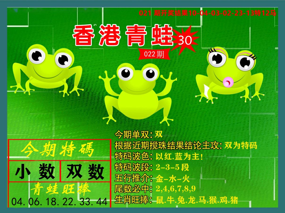青蛙系列30 第22期