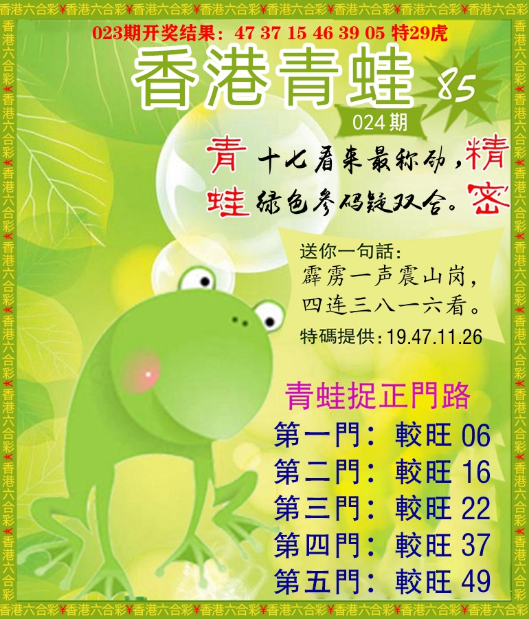 青蛙系列85 第24期