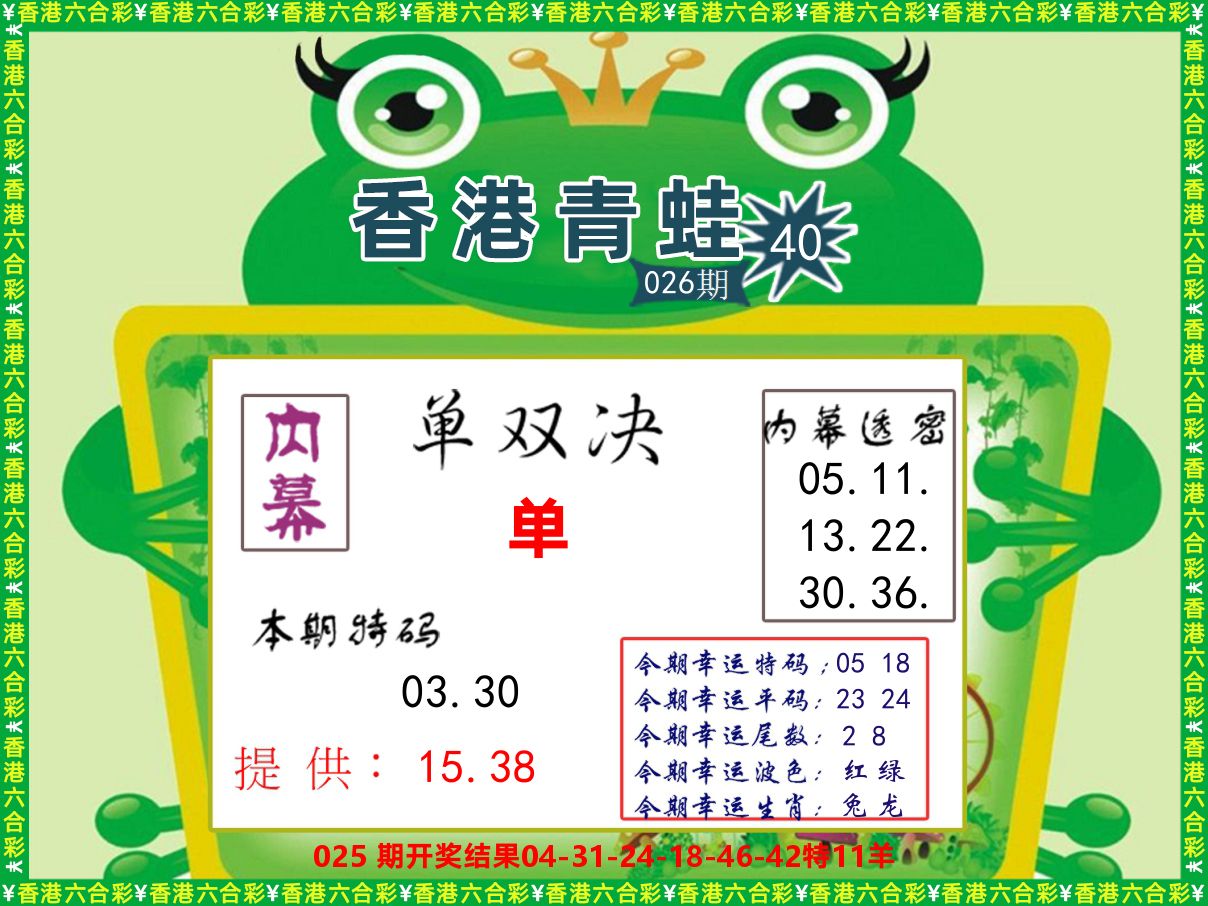 青蛙系列50 第26期