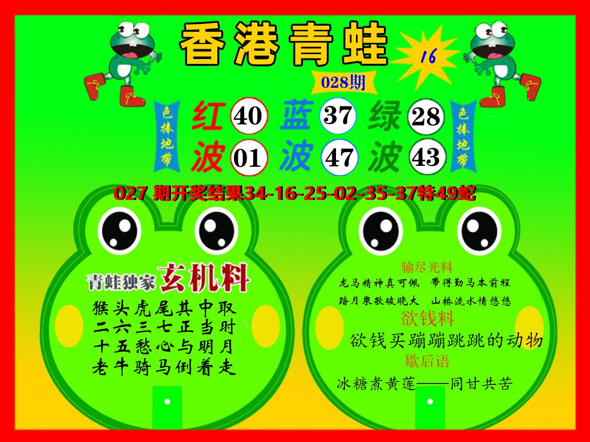 青蛙系列16 第28期