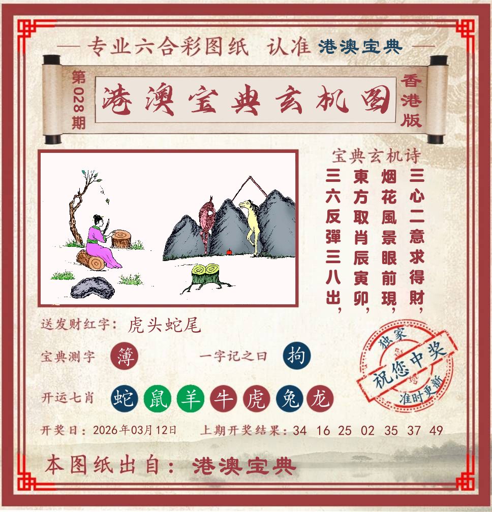 港澳宝典玄机图 第28期