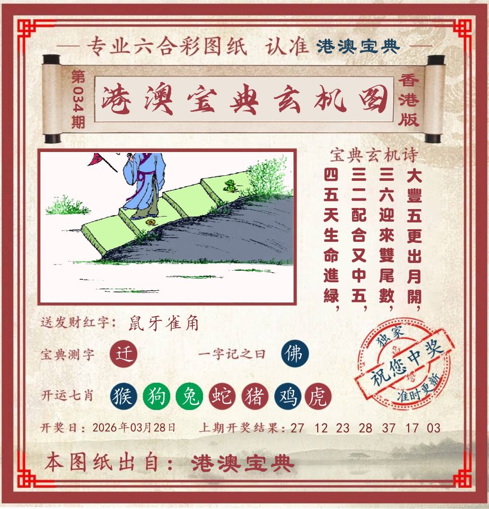 港澳宝典玄机图 第34期