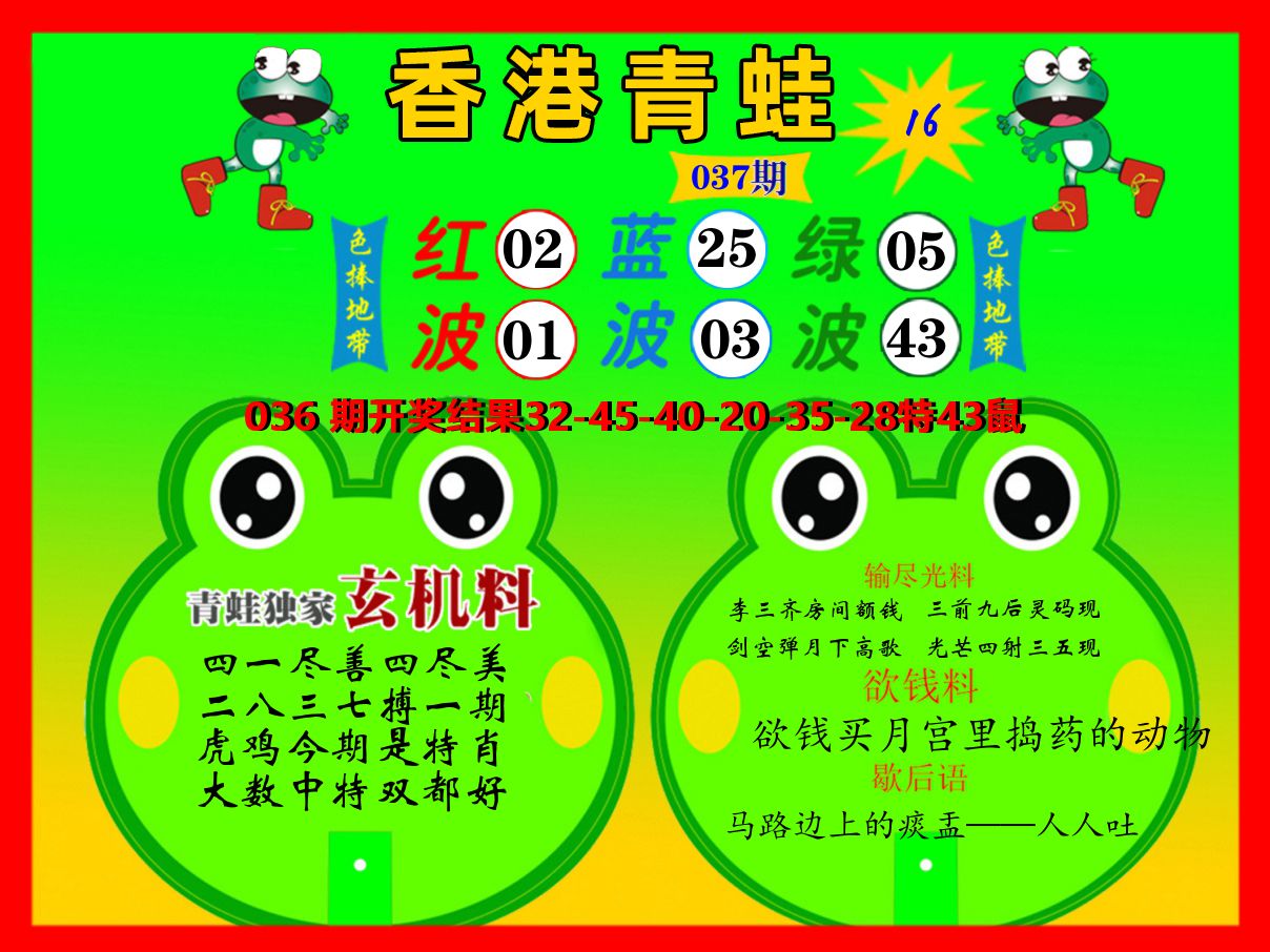 青蛙系列16 第37期