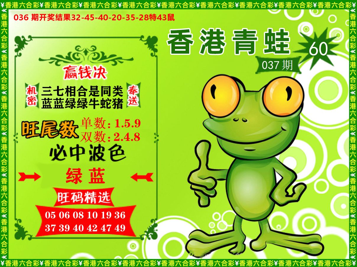 青蛙系列60 第37期