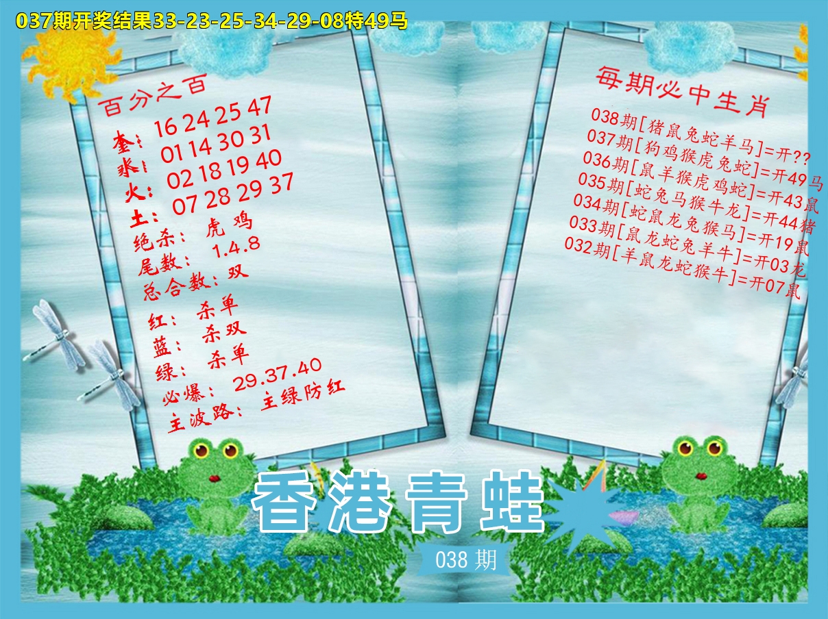 青蛙系列35 第38期