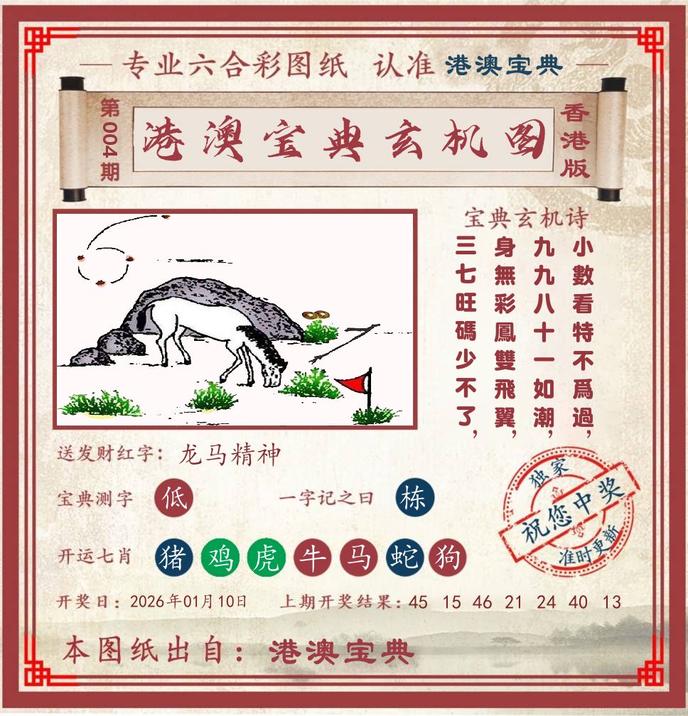 港澳宝典玄机图 第4期