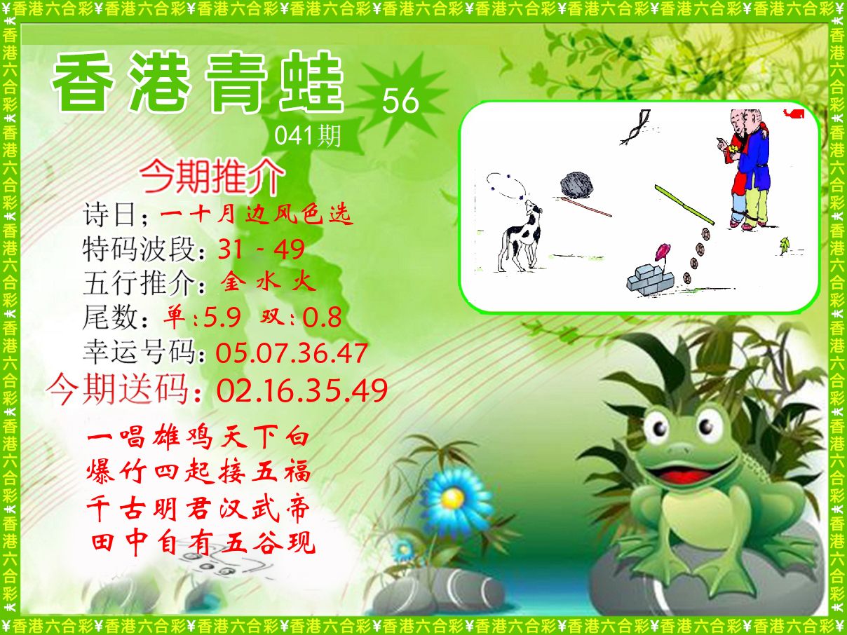 青蛙系列56 第41期