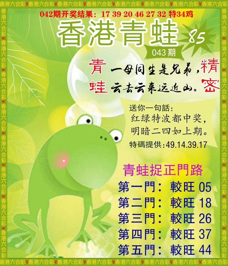青蛙系列85 第43期