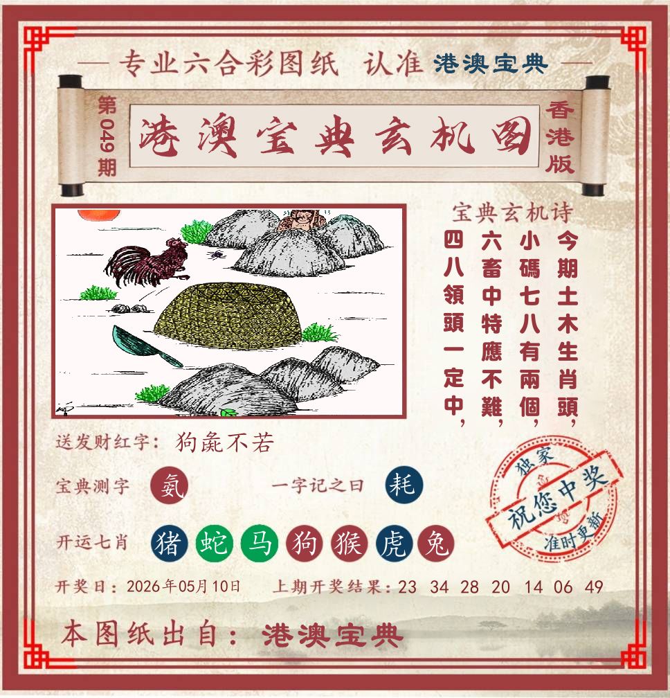港澳宝典玄机图 第49期