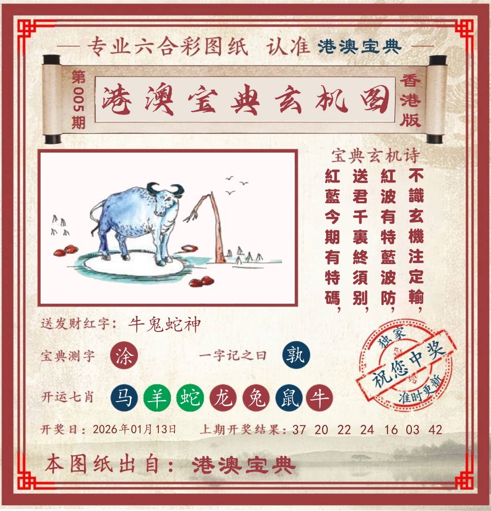 港澳宝典玄机图 第5期