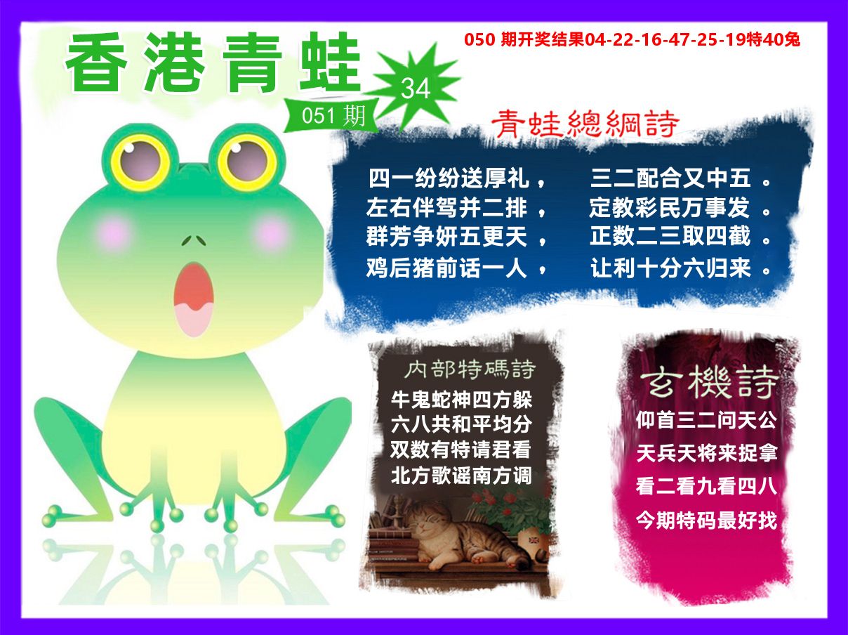 青蛙系列34 第51期
