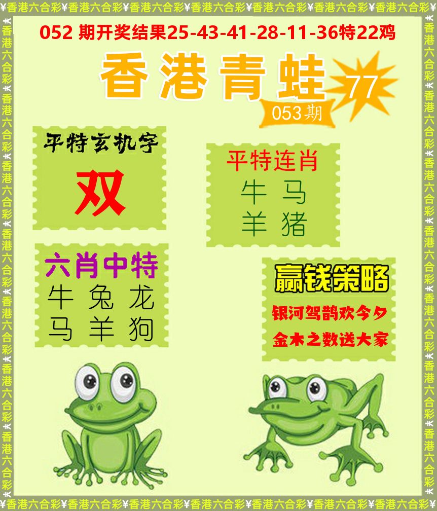青蛙系列77 第53期