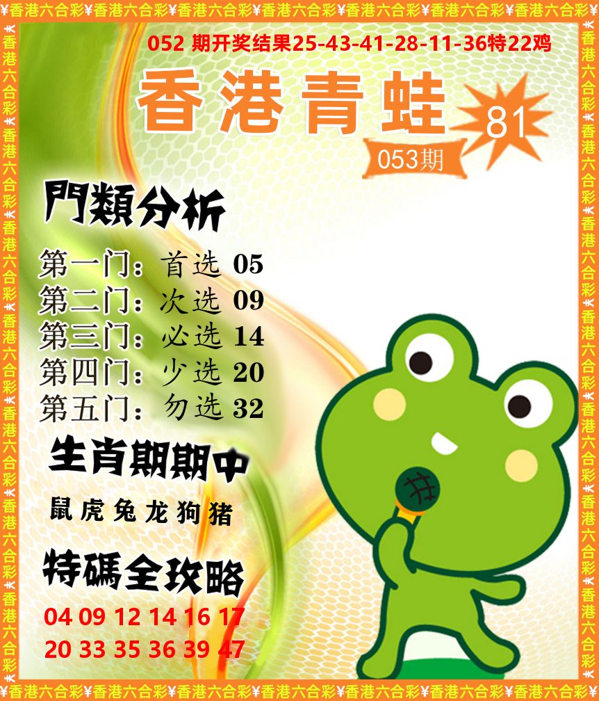 青蛙系列81 第53期
