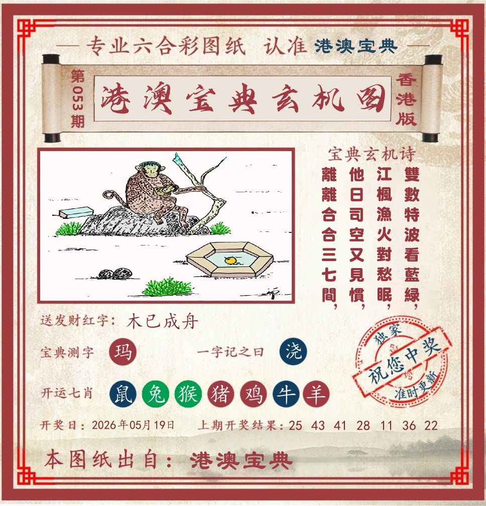 港澳宝典玄机图 第53期