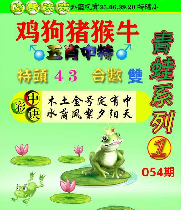 青蛙彩图 第54期