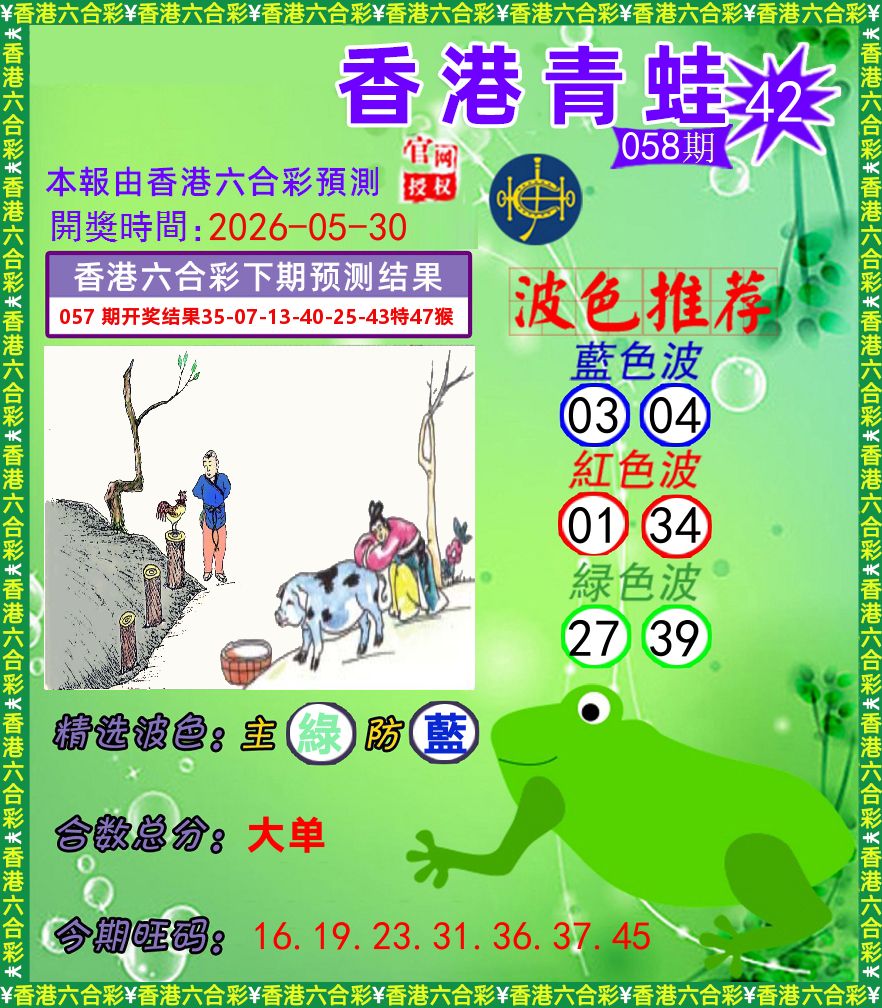 青蛙系列42 第58期