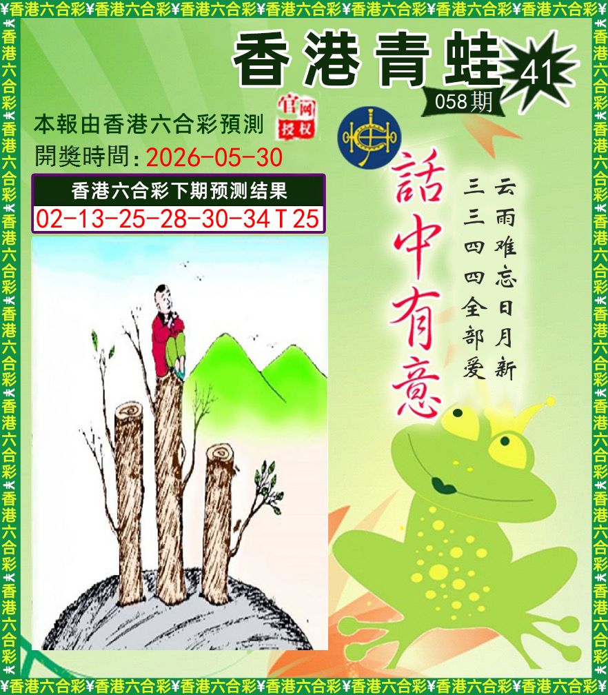 青蛙系列43 第58期