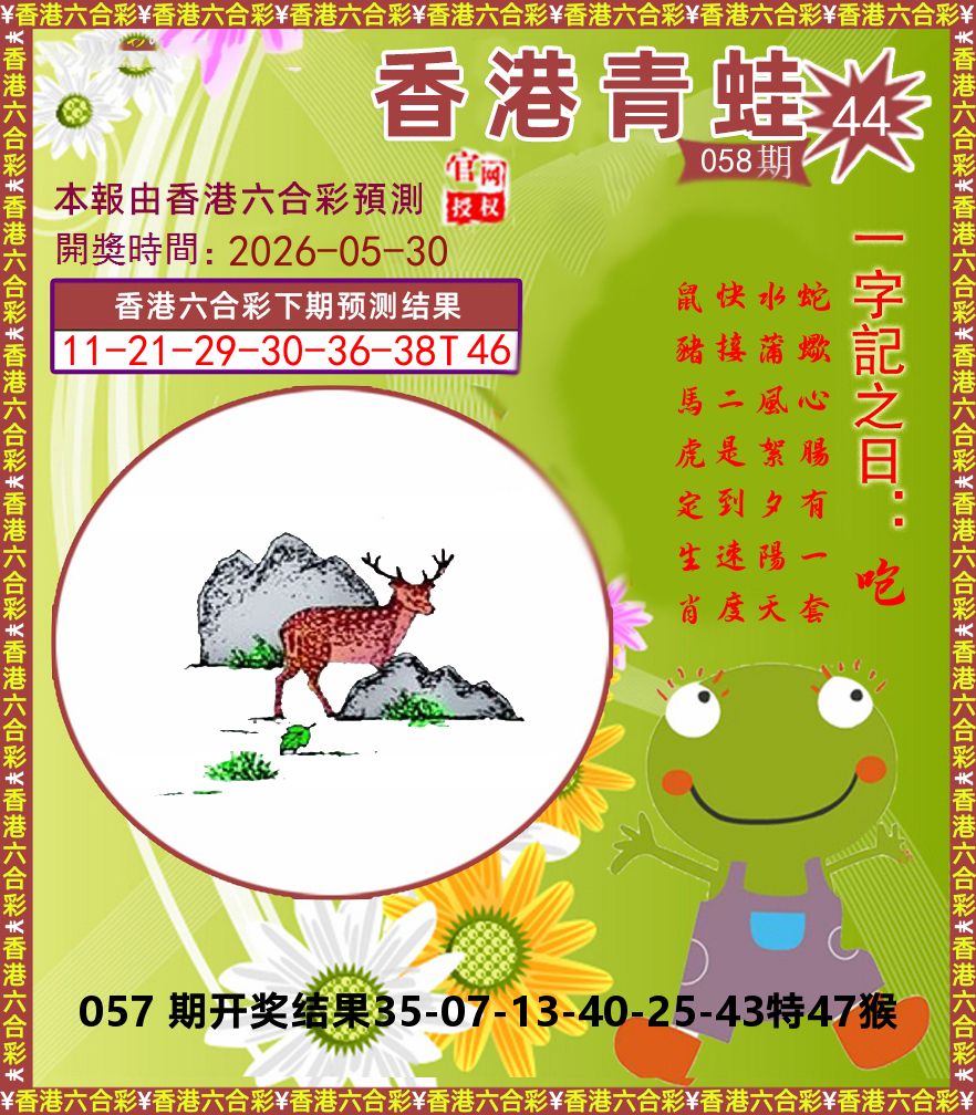 青蛙系列44 第58期