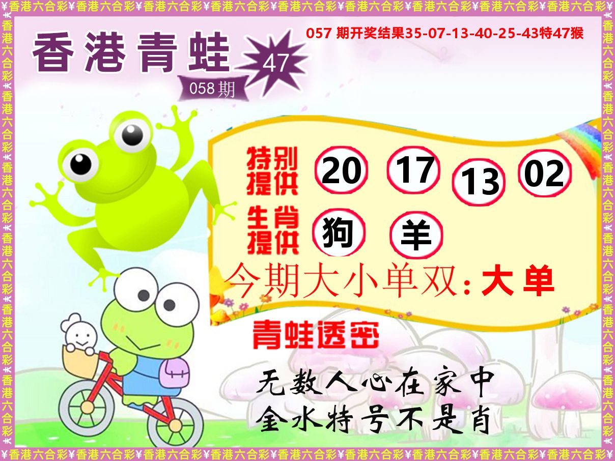 青蛙系列47 第58期