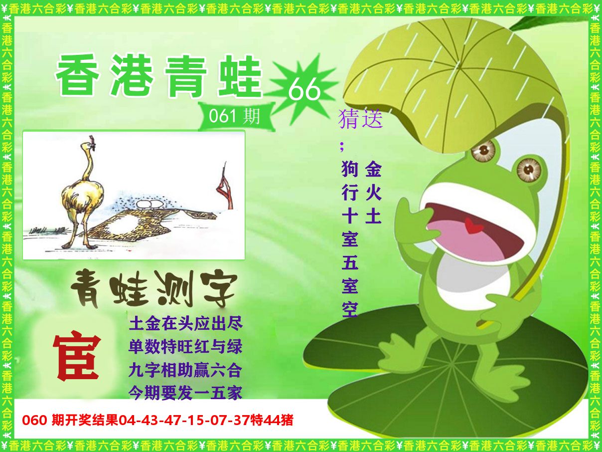 青蛙系列66 第61期