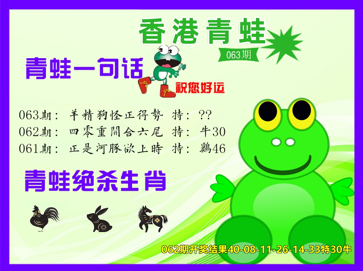 青蛙系列32 第63期