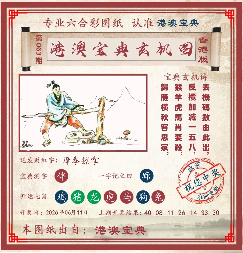 港澳宝典玄机图 第63期