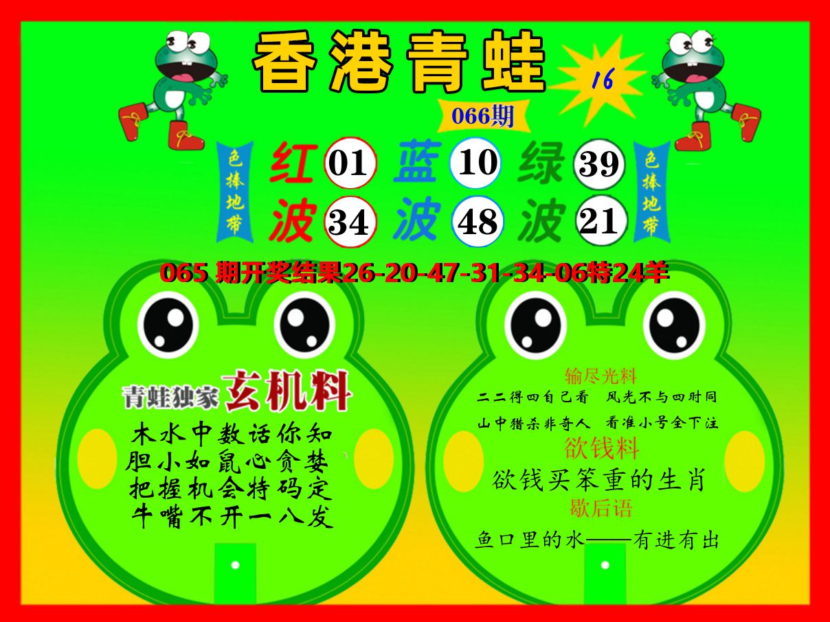 青蛙系列16 第66期