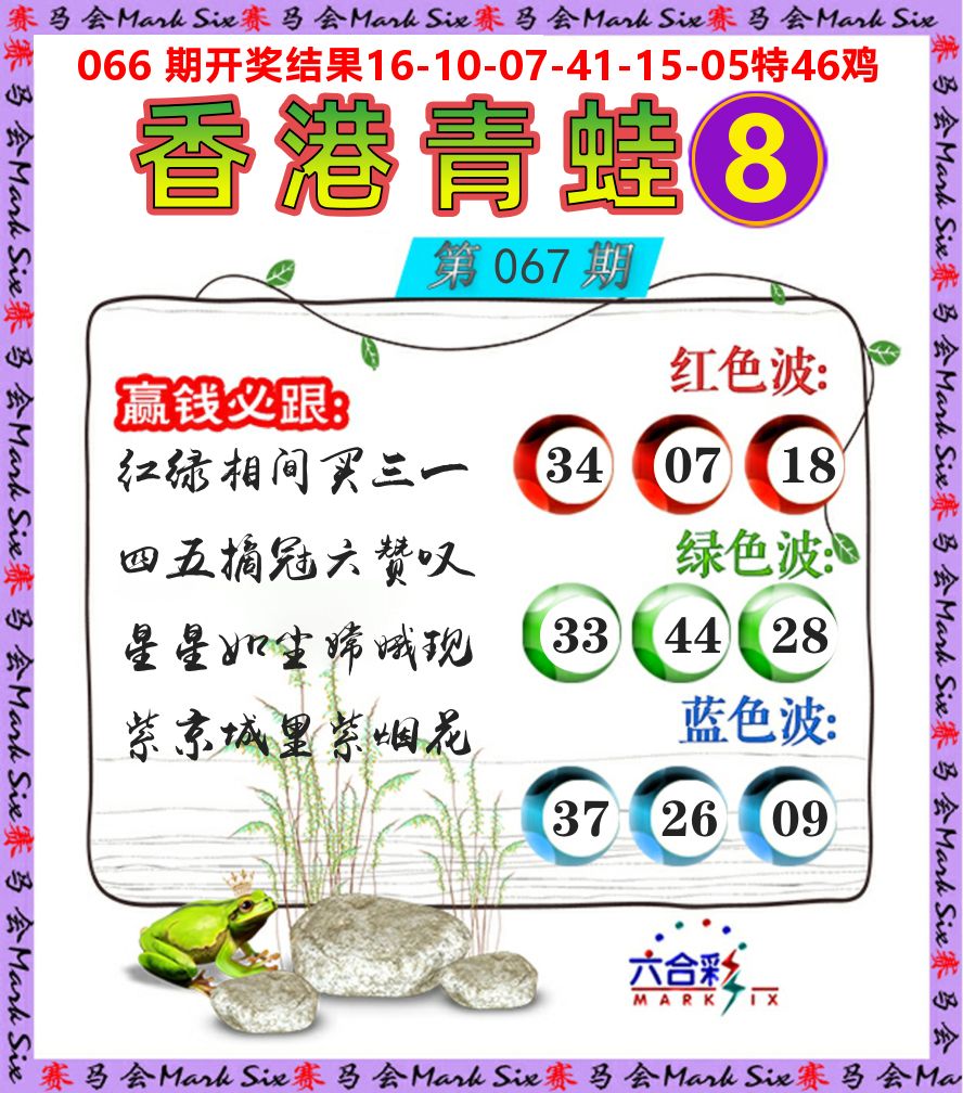 青蛙系列8 第67期