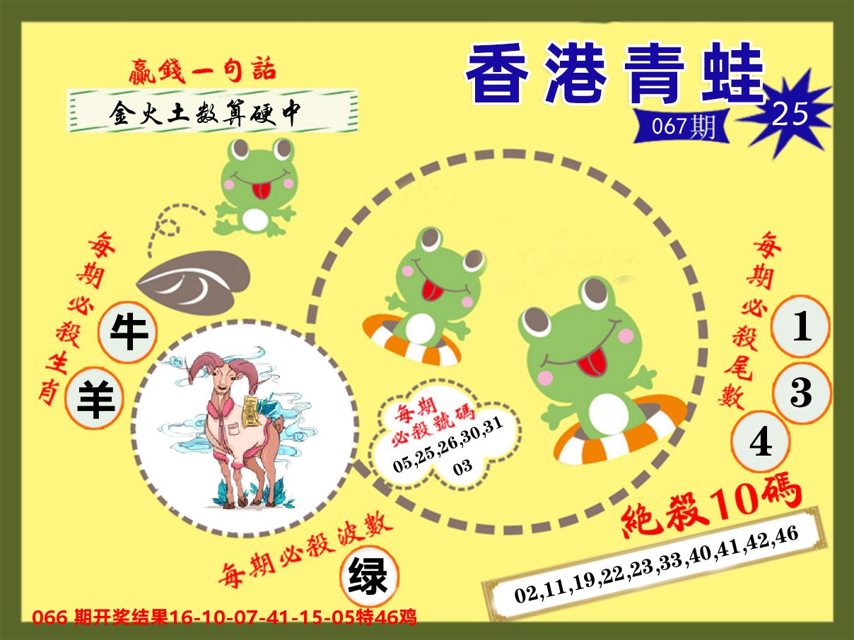 青蛙系列25 第67期