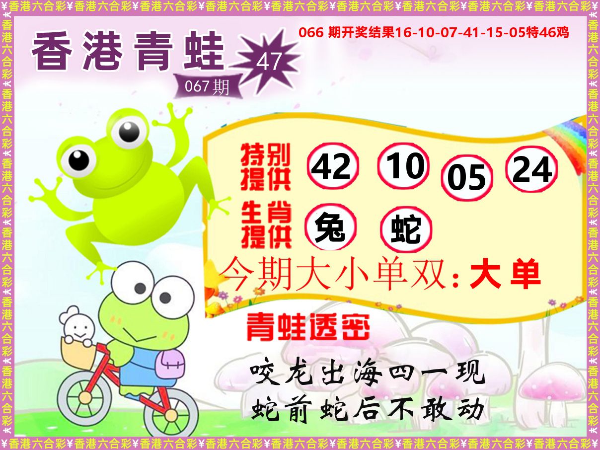 青蛙系列47 第67期