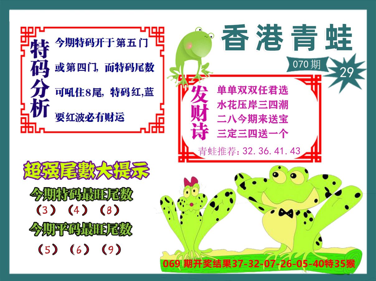 青蛙系列29 第70期