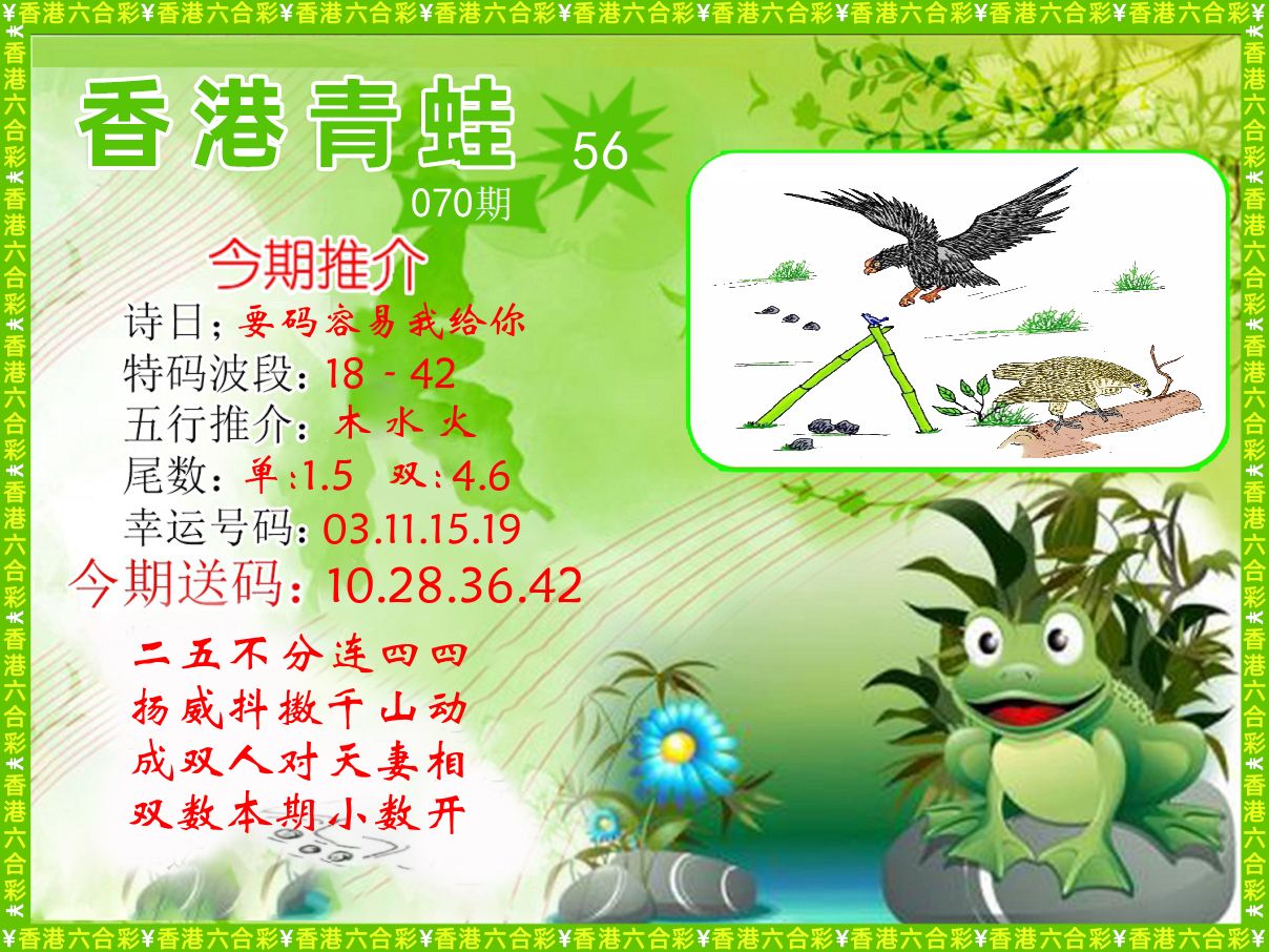 青蛙系列56 第70期