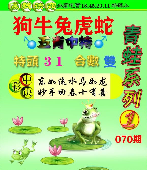 青蛙彩图 第70期