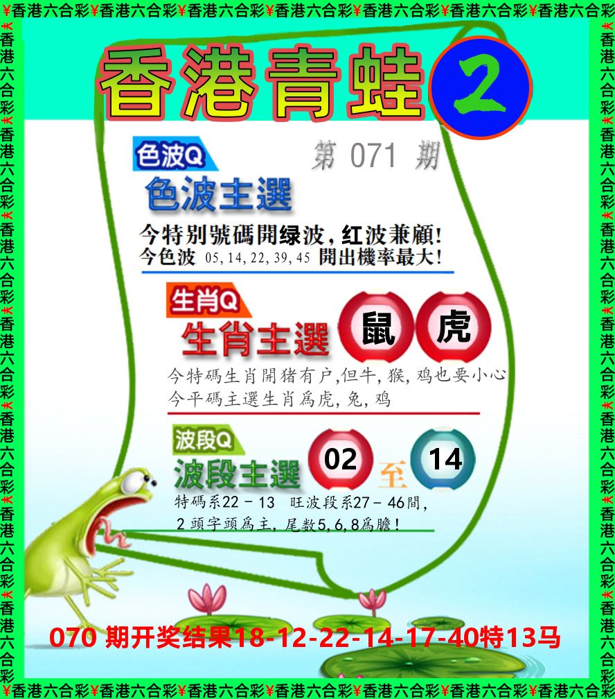 青蛙系列2 第71期