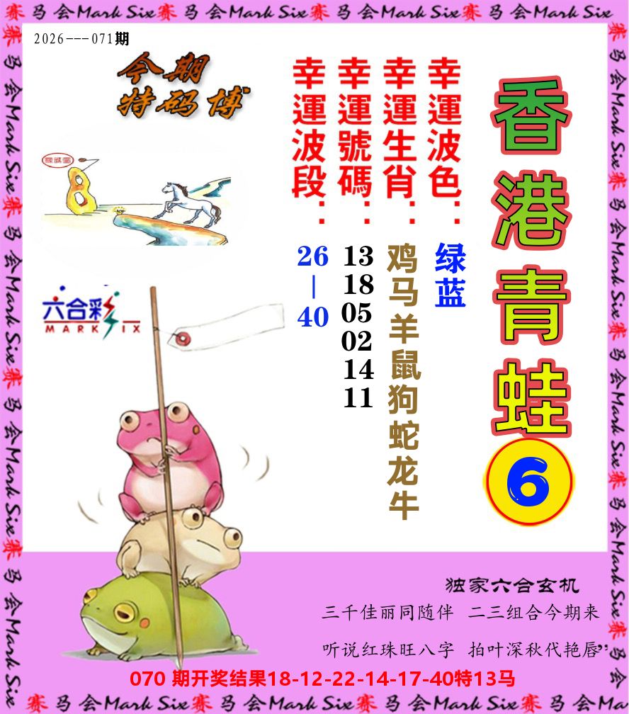 青蛙系列6 第71期