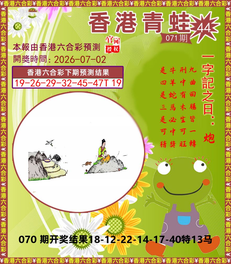 青蛙系列44 第71期