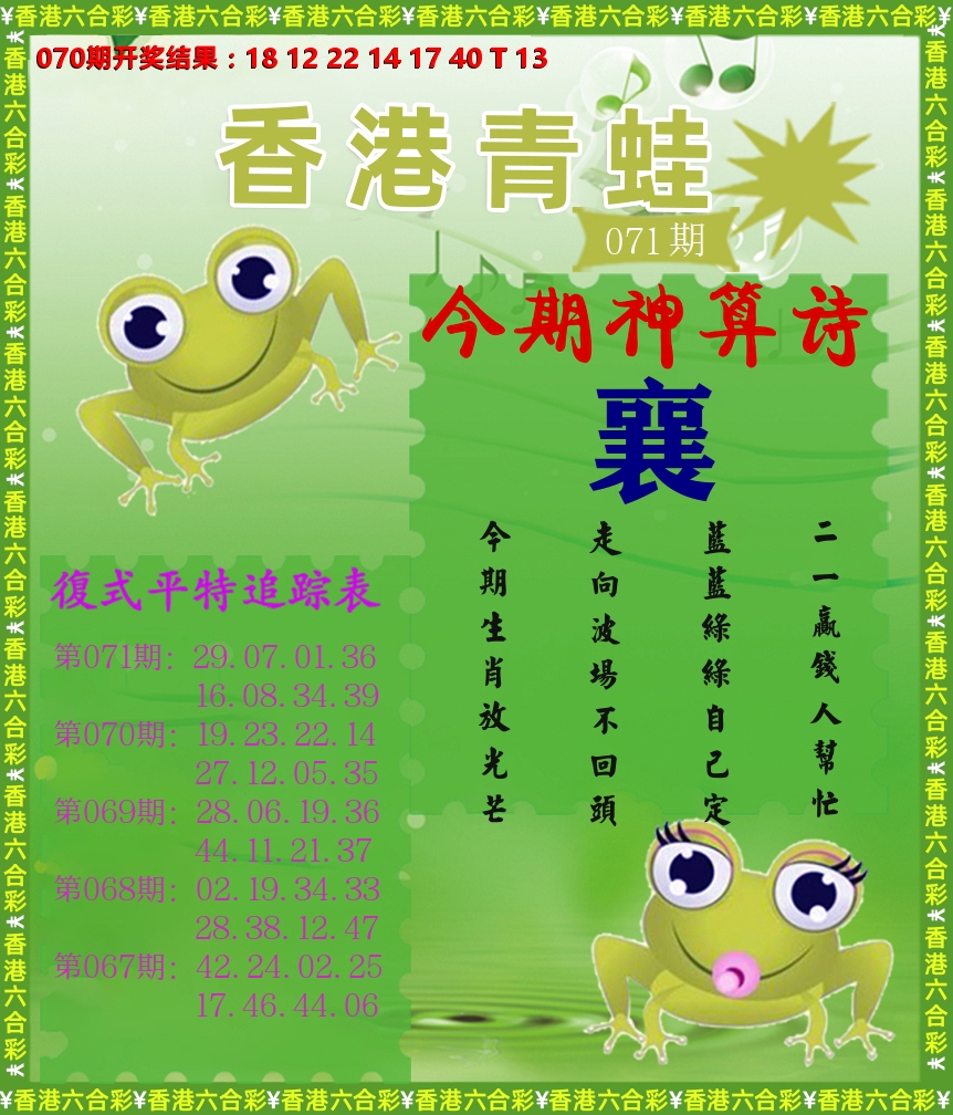 青蛙系列73 第71期