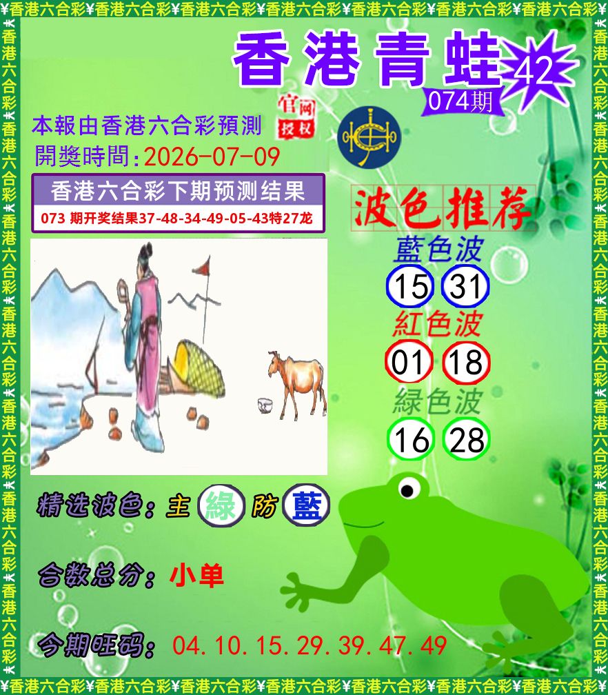 青蛙系列42 第74期