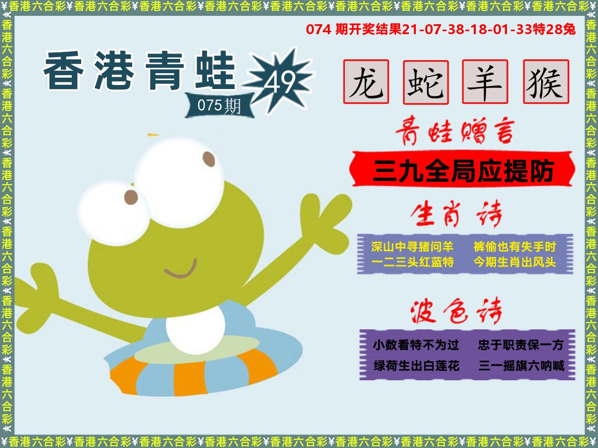 青蛙系列49 第75期