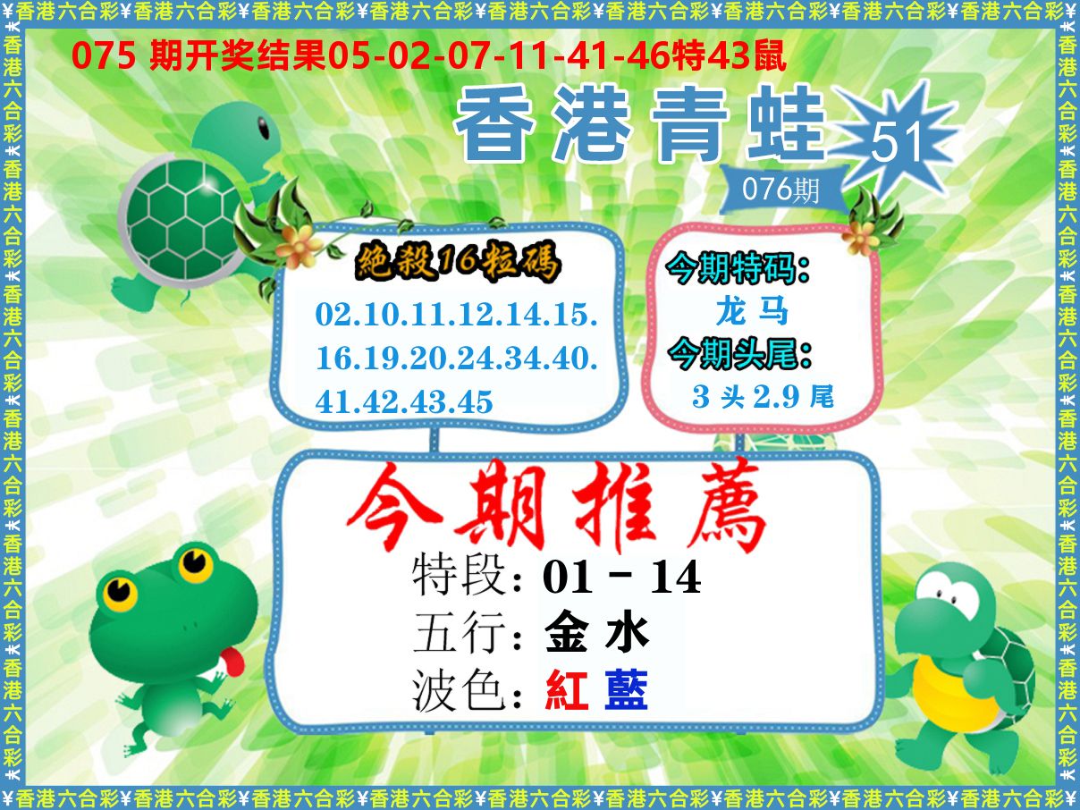 青蛙系列51 第76期